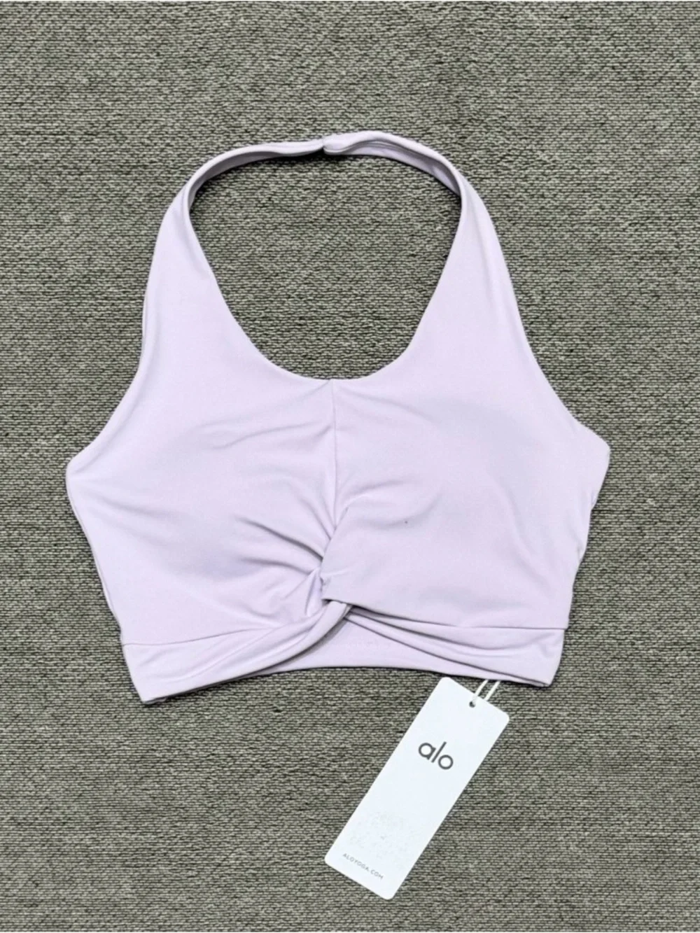ALO Twist Front Halter Sports Bra - Multiple Colors